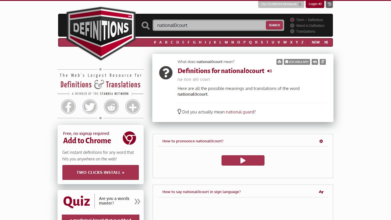 What does national court mean? - definitions.net